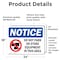 Signmission Do Not Park Or Store Sign, Vinyl Decal, 24in W x 18in L, 2PK OS-2PACK-NS-D-1824-L-15472 - alternate 4